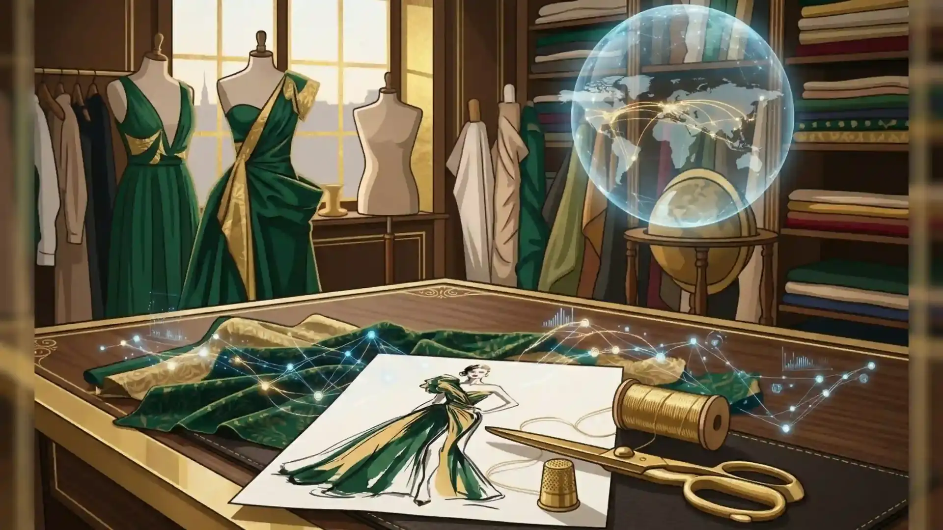 Inside the EIF Student Portal — an AI-powered fashion design studio reserved for invited learners